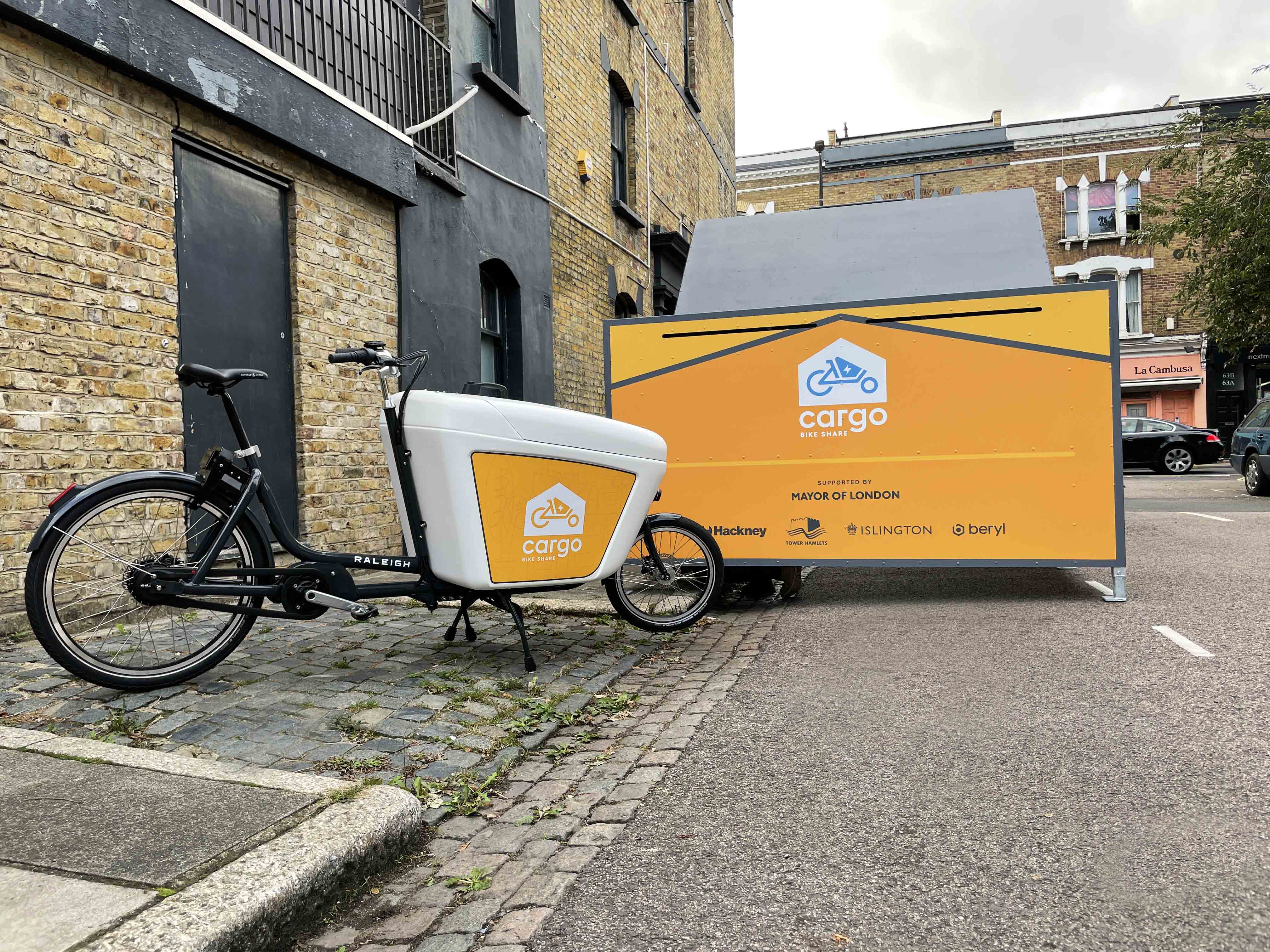 Cargo store bike storage